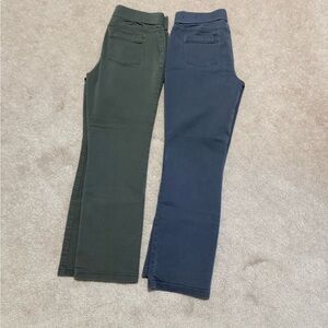 Kimrogers pants grey and green both 10 petite